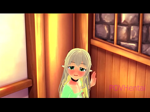❤️ (トラップ)エルフのメイドが顔を洗うのを手伝う ❤️ スーパーセックス ❌️❤